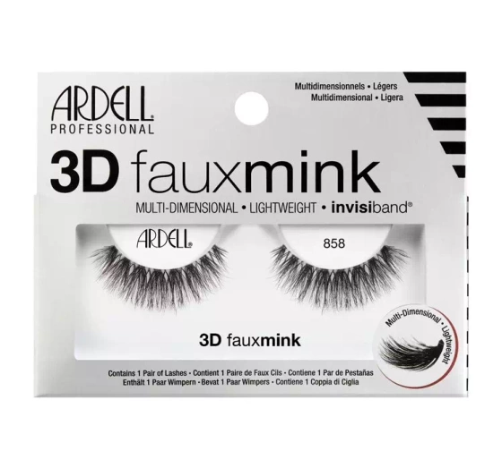 ARDELL 3D FAUX MINK FALSE EYELASHES 858