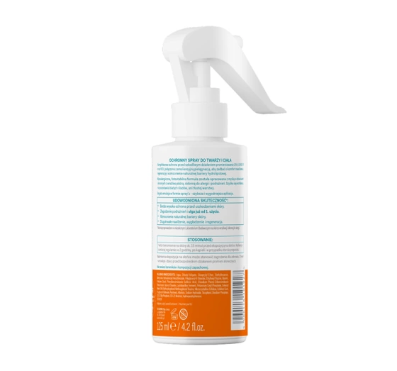 Oillan Sun Protective Face and Body Spray SPF50+ 125ml