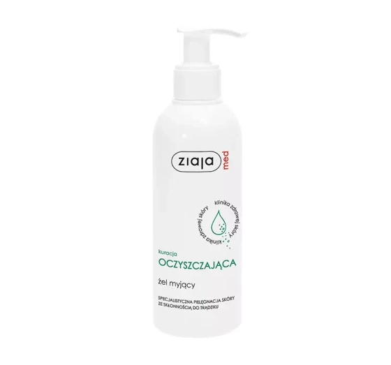 ZIAJA MED ANTIBACTERIAL TREATMENT CLEANSING GEL 200ML