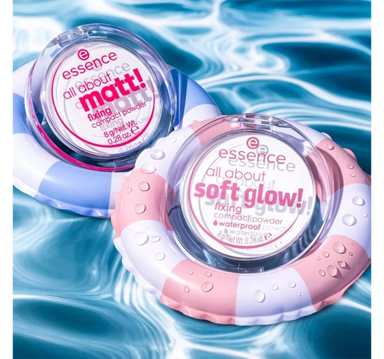 Essence All About Soft Glow! Waterproof Compact Powder 8g