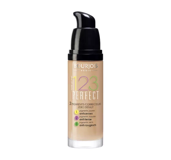 BOURJOIS 123 PERFECT FOUND. FOUNDATION 53 LIGHT BEIGE