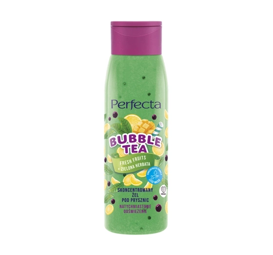 PERFECTA BUBBLE TEA SHOWER GEL FRESH FRUITS + GREEN TEA 400G