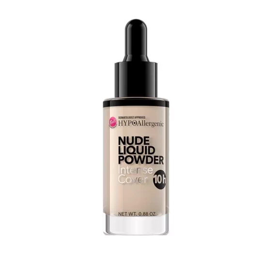 BELL HYPOALLERGENIC NUDE LIQUID POWDER INTENSE COVER LIQUID FOUNDATION 02 LIGHT BEIGE 25G 