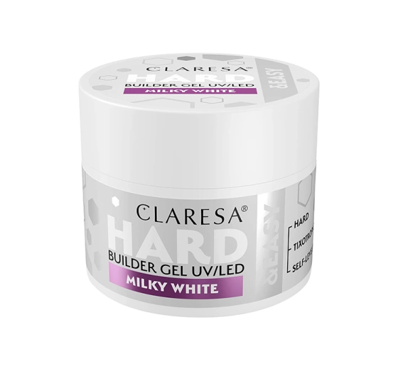 Click on photo to zoom it Claresa Hard & Easy Building Gel Milky White 45g