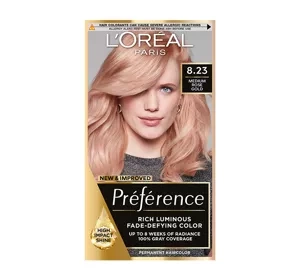 LOREAL RECITAL PREFERENCE PERMANENT HAIR DYE 8.23