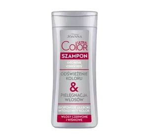 JOANNA ULTRA COLOR HAIR SHAMPOO RED SHADES 200ML