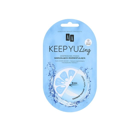 AA KEEP YUZING EXPRESS MOISTURIZING AND ILLUMINATING FACE MASK 7ML