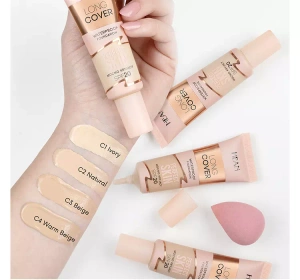 HEAN LONG COVER WATERPROOF FOUNDATION SPF20 C2 NATURAL 25ML