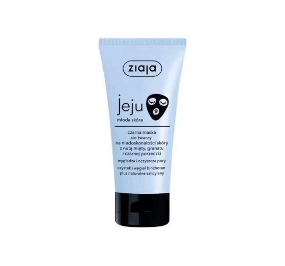 ZIAJA JEJU BLACK FACE MASK 50ML