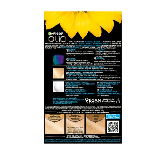 Click on photo to zoom it GARNIER OLIA PERMANENT HAIR COLOR NO AMMONIA 110 SUPER-LIGHT NATURAL BLOND