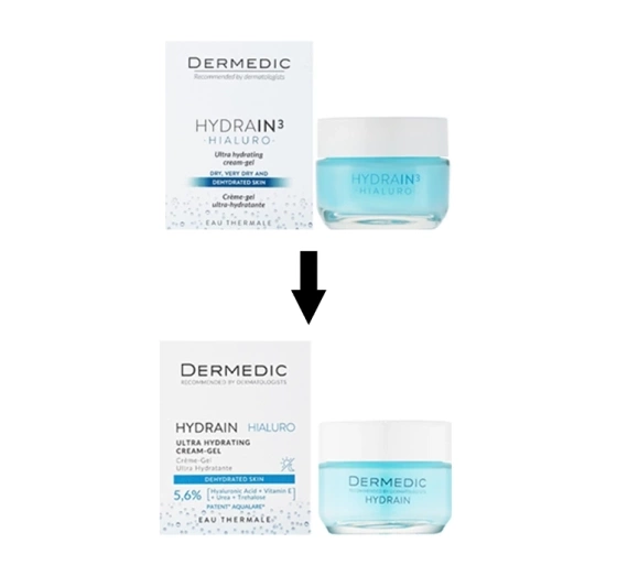 DERMEDIC HYDRAIN3 HYALURO ULTRA MOISTURIZING CREAM-GEL 50ML