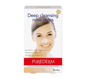 PUREDERM DEEP CLEANSING NOSE STRIPS 6 PIECES