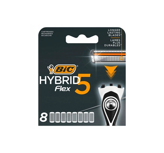 Click on photo to zoom it BIC Hybrid Flex5 Men's Razor Refills Pack of 8