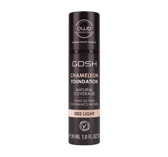 GOSH CHAMELEON FOUNDATION NATURAL COVERAGE 002 LIGHT 30ML