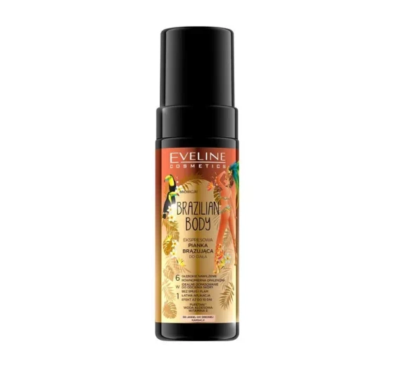 EVELINE BRAZILIAN BODY EXPRESS SELF-TANNING BODY FOAM 150ML