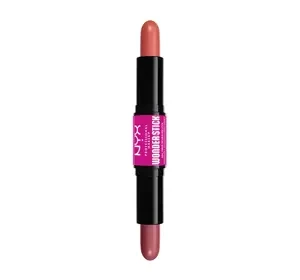 NYX PROFESSIONAL MAKEUP WONDER STICK DUAL-ENDED CREAM BLUSH STICK 02 HONEY ORANGE + ROSE 2x4G