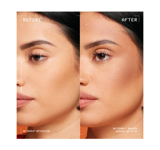 NYX PROFESSIONAL MAKEUP BUTTERMELT FACE BRONZER COMPACT 03 DESERVE BUTTA 5G