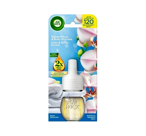 Click on photo to zoom it Air Wick Fresh Laundry & White Orchid Electric Air Freshener Refill 19ml