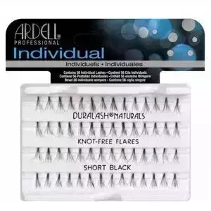 ARDELL INDIVIDUALS INDIVIDUAL LASHES KNOT-FREE SHORT BLACK 56 PIECES