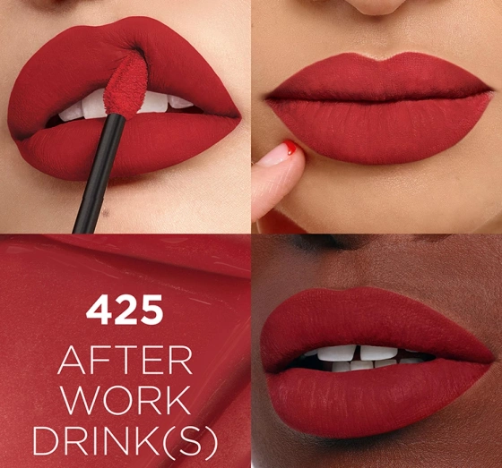 LOREAL INFAILLIBLE MATTE RESISTANCE MATTE LIQUID LIPSTICK 425 AFTERWORK DRINK(S) 5ML