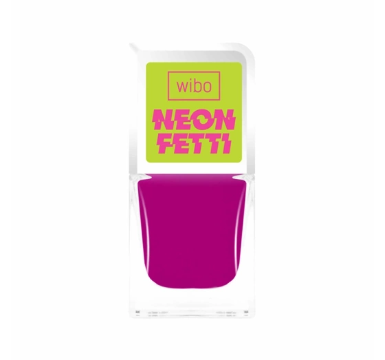 WIBO NEON FETTI REGURAL NAIL POLISH 6 8.5ML