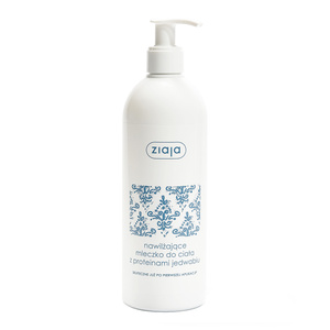 ZIAJA WITH SILK PROTEIN MOISTURIZING BODY MILK 400ML