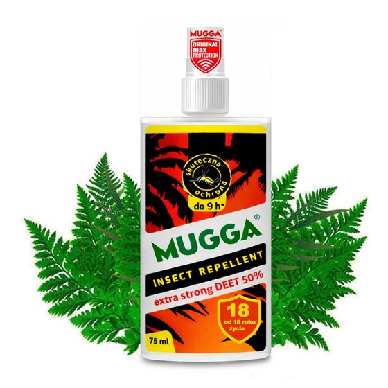 MUGGA EXTRA STRONG SPRAY 50% INSECT REPELLENT DEET 75 ml