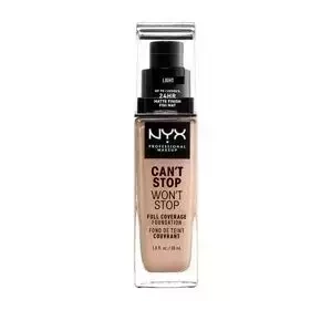 NYX PROFESSIONAL MAKEUP CAN'T STOP WON'T STOP FULL COVERAGE FOUNDATION 05 LIGHT 30ML