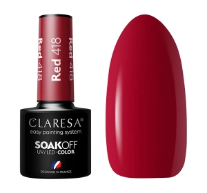 Claresa Red Gel Polish 418 5g
