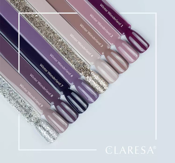CLARESA SOAK OFF HYBRID NAIL POLISH WINTER WONDERLAND 9 5G