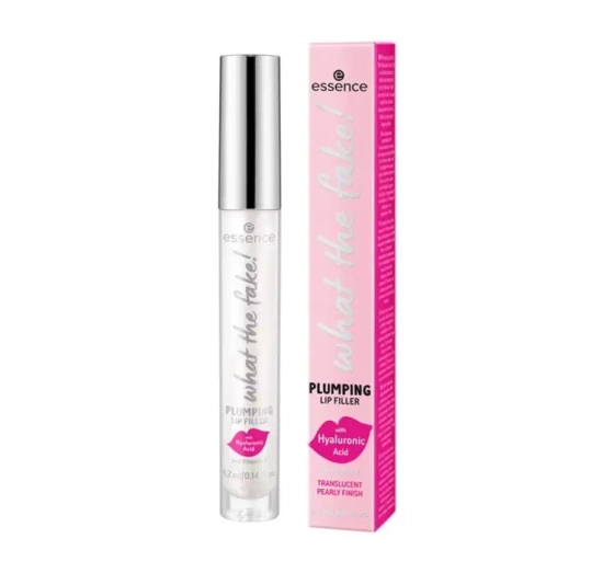 ESSENCE WHAT THE FAKE! PLUMPING LIP FILLER 01 OH MY PLUMP! LIP GLOSS 4.2ML