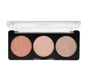 HEAN GLOW NUDE PALETTE FACE PALETTE  3IN1 SUNGLOW 8G