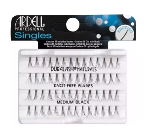ARDELL INDIVIDUALS INDIVIDUAL LASHES KNOT-FREE MEDIUM BLACK 56 PIECES