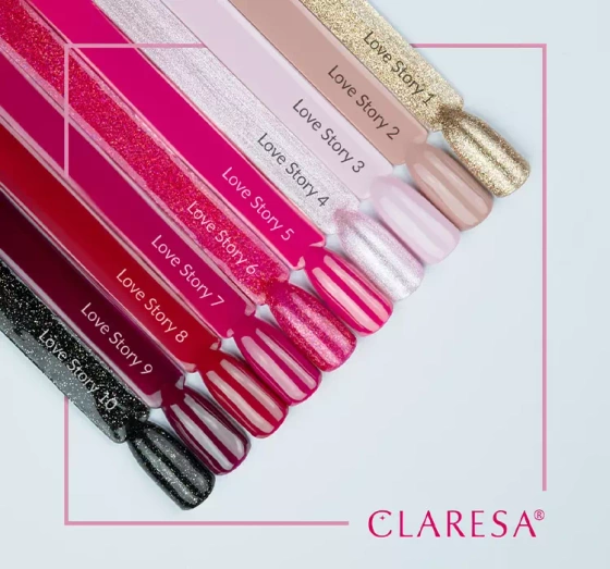 CLARESA SOAK OFF HYBRID NAIL POLISH LOVE STORY 7 5G