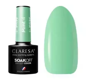 CLARESA SOAK OFF HYBRID NAIL POLISH MINT 4 5ML