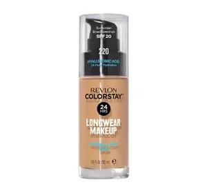 REVLON COLORSTAY FOUNDATION WITH HYALURONIC ACID FOR DRY SKIN 220 NATURAL BEIGE 30ML