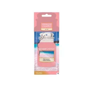 YANKEE CANDLE CAR JAR AIR FRESHENER PINK SANDS