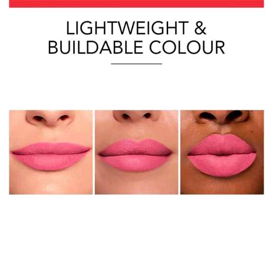 BOURJOIS ROUGE EDITION VELVET MATTE LIQUID LIPSTICK 11 SO HAP'PINK 7.7ML