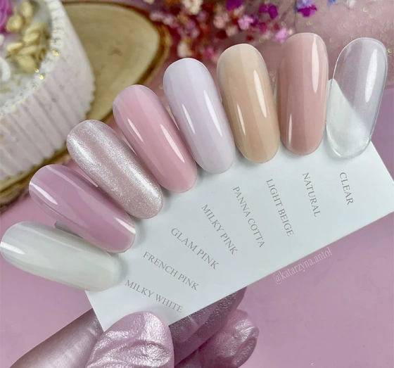 Claresa Hard & Easy Builder Gel Milky Pink 45g