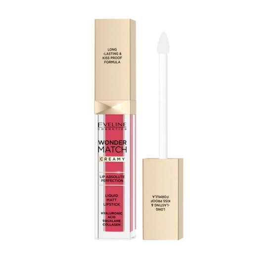 EVELINE WONDER MATCH MATCH LIQUID LIPSTICK 12 CHARMING RED 6.8ML