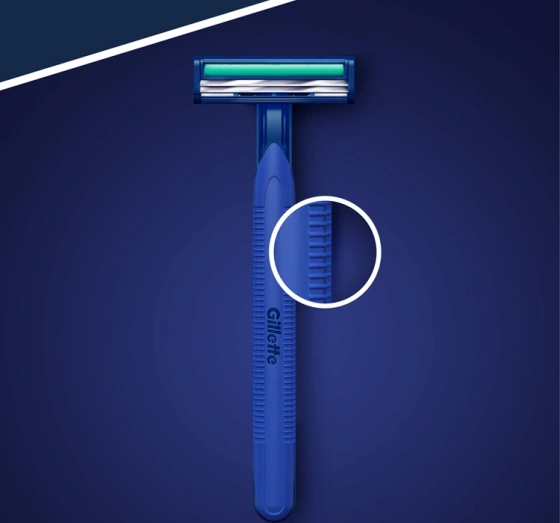 Gillette Blue II Plus Disposable Razors for Men 2 pcs