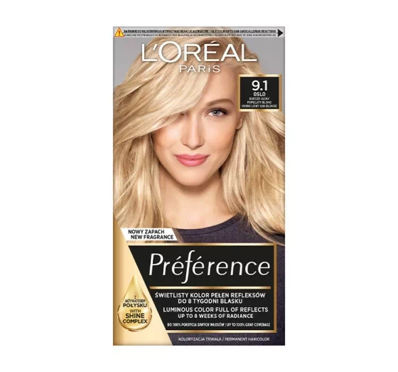 LOREAL RECITAL PREFERENCE PERMANENT HAIR DYE Z 9.1