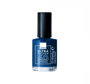AVON ULTRA COLOR 60 SECOND EXPRESS QUICK DRYING NAIL ENAMEL CHEERS IN THE SEA 10ML