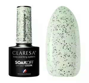 CLARESA SOAK OFF HYBRID NAIL POLISH MARSHMALLOW 9 5ML