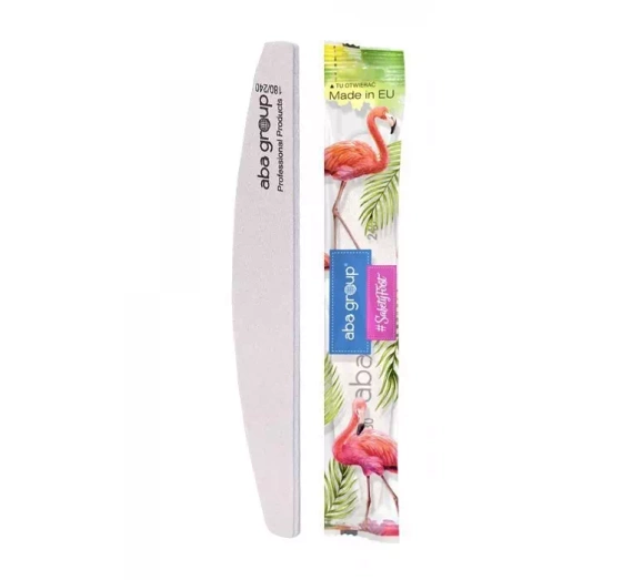 ABA GROUP NAIL FILE HALF MOON 180/240 FOIL PACKAGE