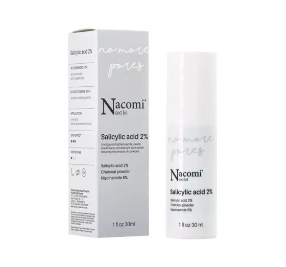 NACOMI NEXT LEVEL NO MORE PORES SALICYLIC ACID 2% FACE SERUM 30ML