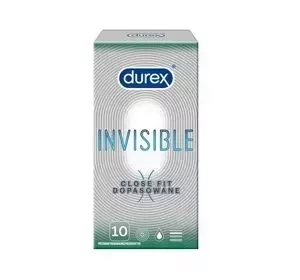 DUREX INVISIBLE CLOSE FIT CONDOMS 10 PCS