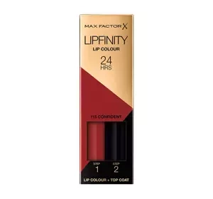 MAX FACTOR LIPFINITY LIPSTICK 115 CONFIDENT 2,3ML + 1,9G