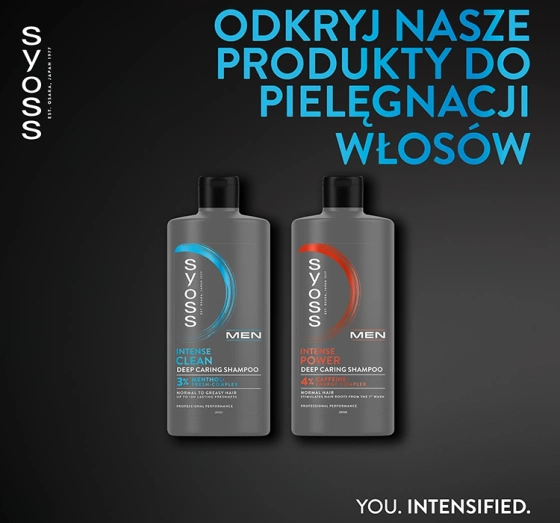 SYOSS MEN CLEAN AND COOL SHAMPOO FOR NORMAL AND GREASY HAIR 440ML