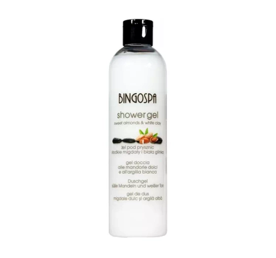 BINGOSPA SHOWER GEL ALMOND WHITE CLAY